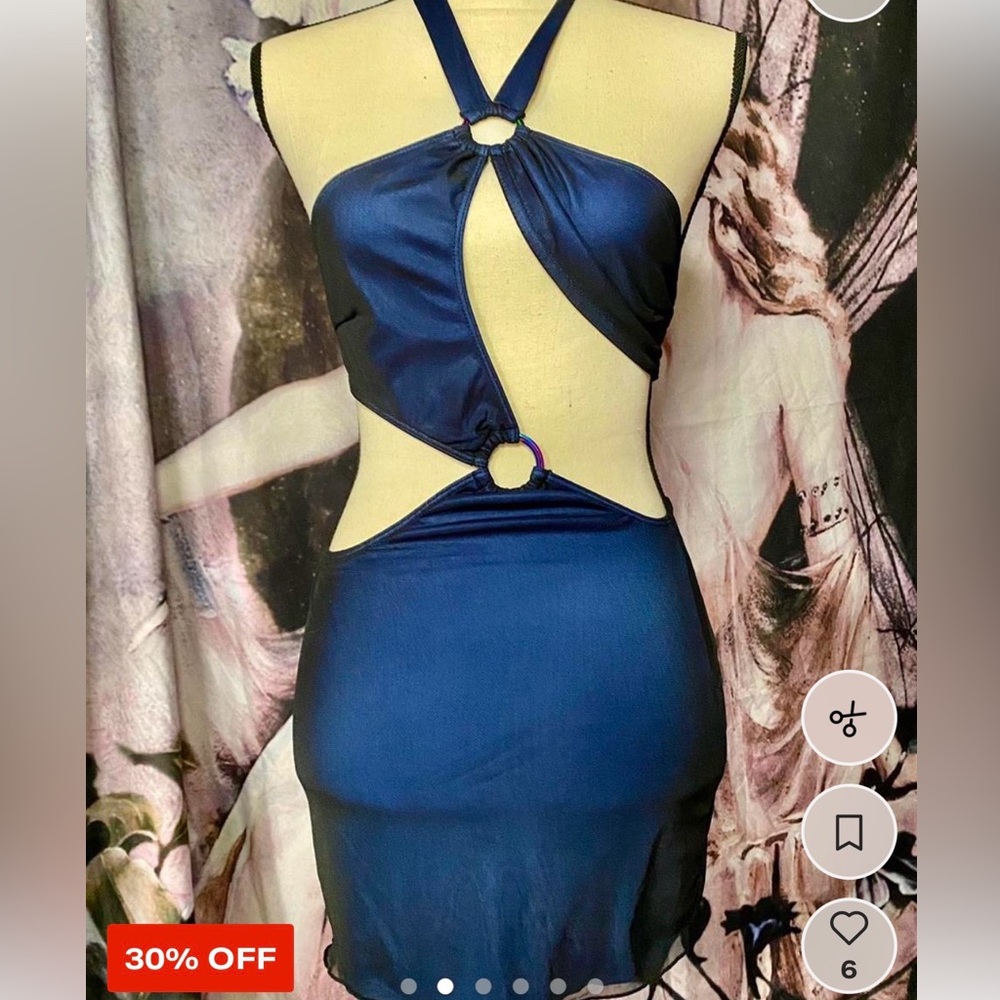 Dolls kill club exx Hollywood hills party mini dress medium NWT